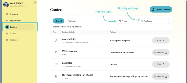 Can I sell digital downloads in Paperbell?