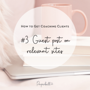 Guest post on relevant sites