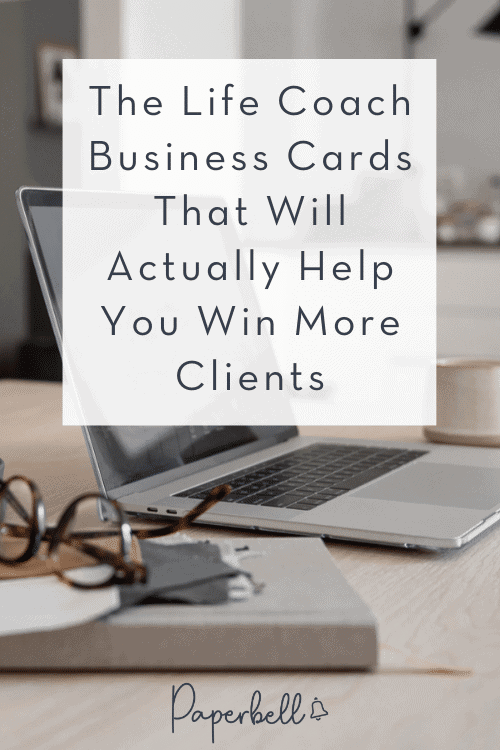 life coach business cards