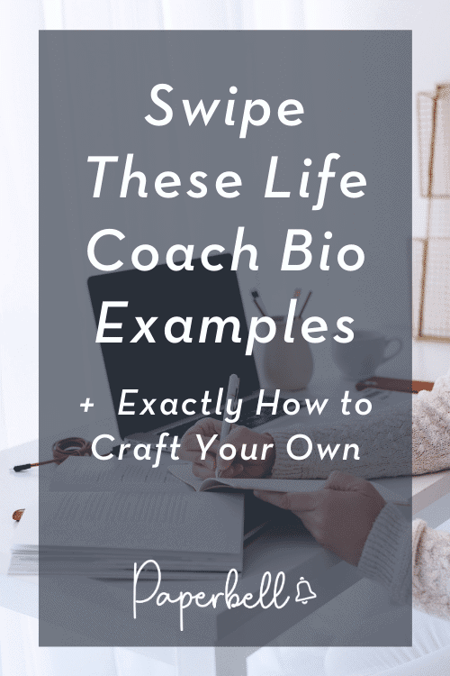 life coach bio examples