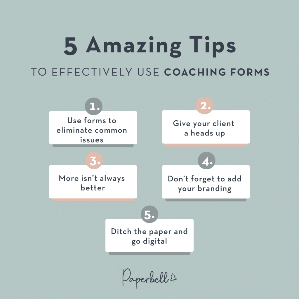 5 Amazing Tips to Effectively Use Coaching Forms