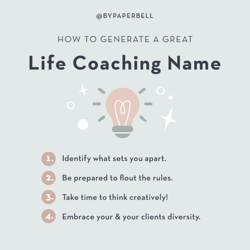 Creative Life Coach Business Names: A Comprehensive Guide