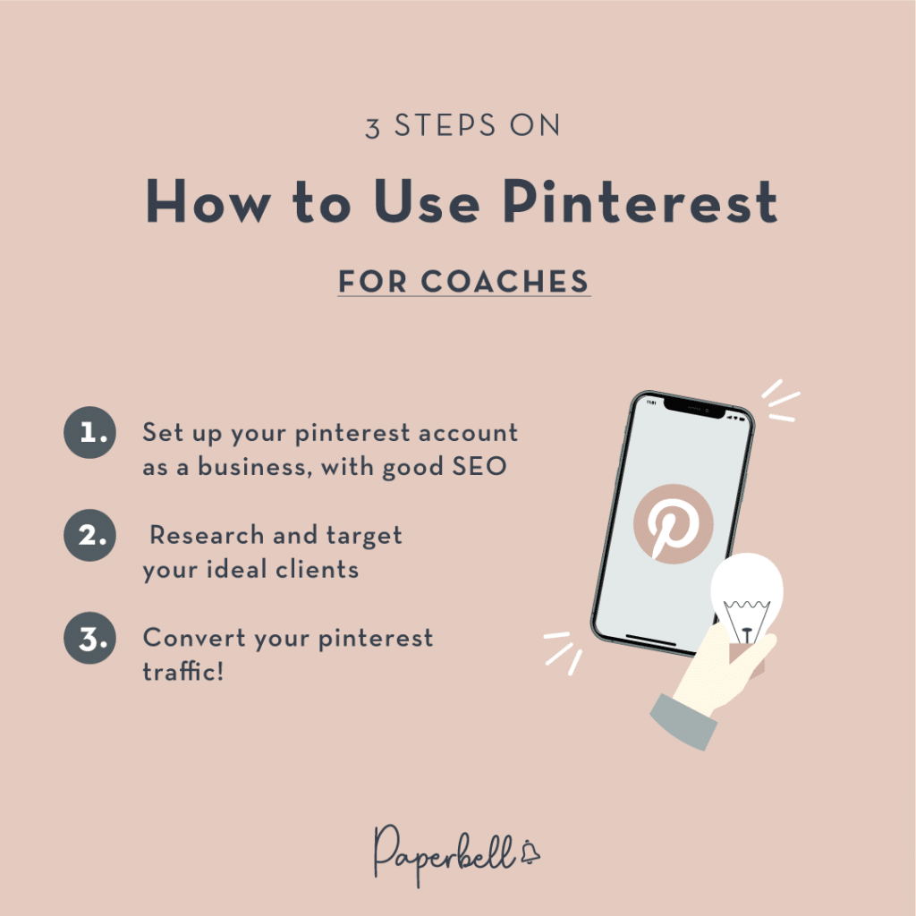 3 Steps on How to Use Pinterest for Coaches