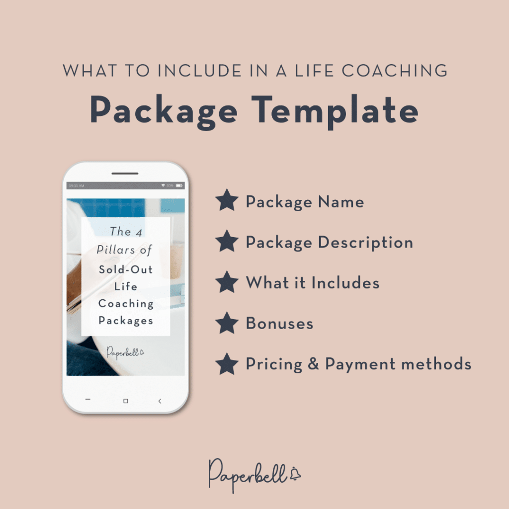 What to Include in a Life Coaching Package Template