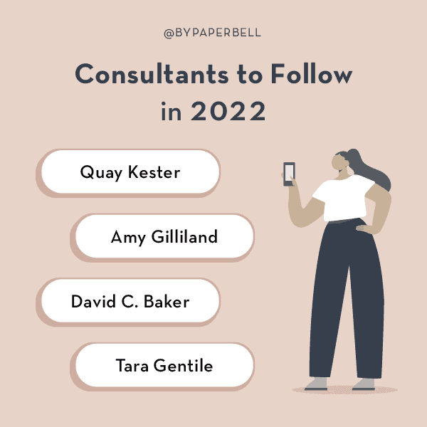 Consultants to Follow in 2022