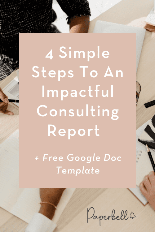 consulting report example