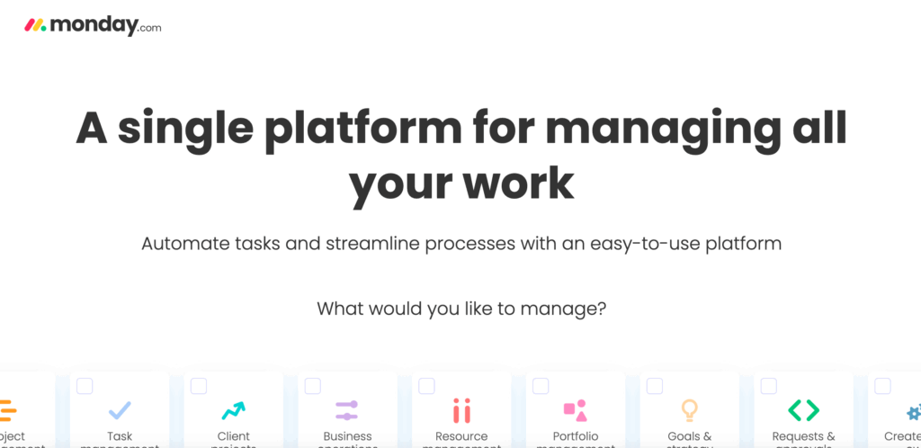 consultant software monday