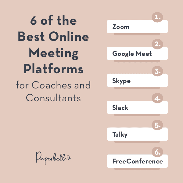 6 of the Best Online Meeting Platforms