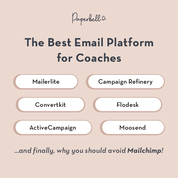 The Best Email Platform for Coaches — And Which One to Avoid