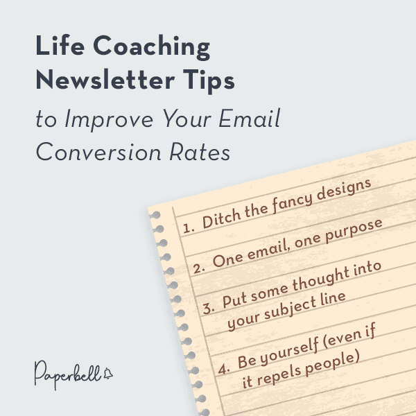 life coaching newsletter