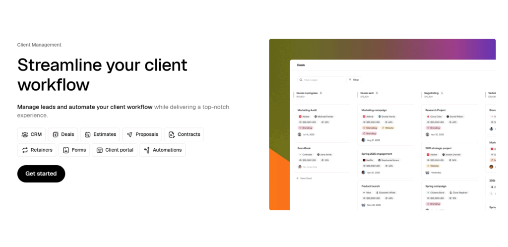 crm for coaches bonsai