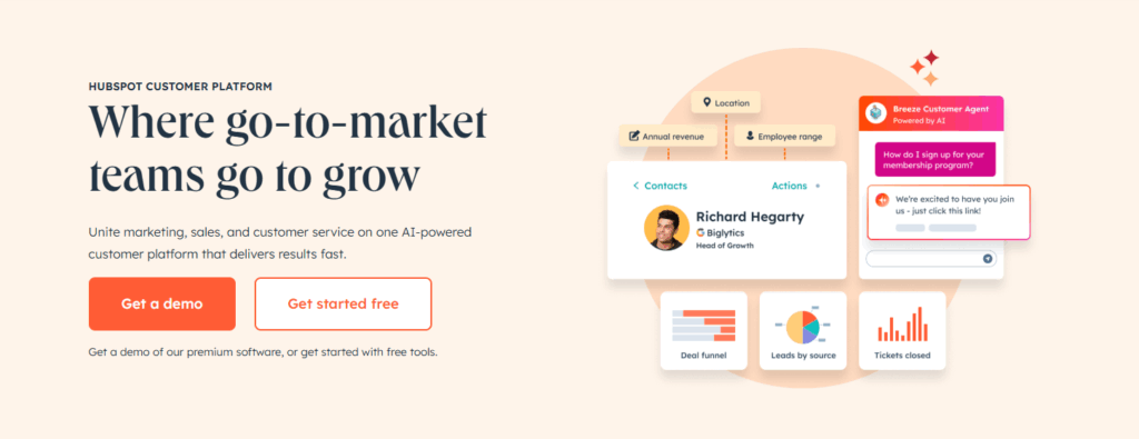 crm for coaches hubspot