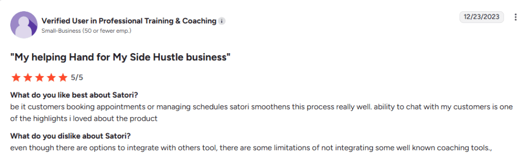 crm for coaches satori 1