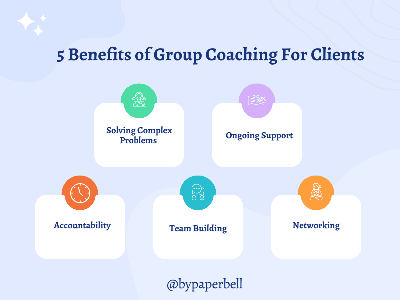 Benefits of group coaching for clients