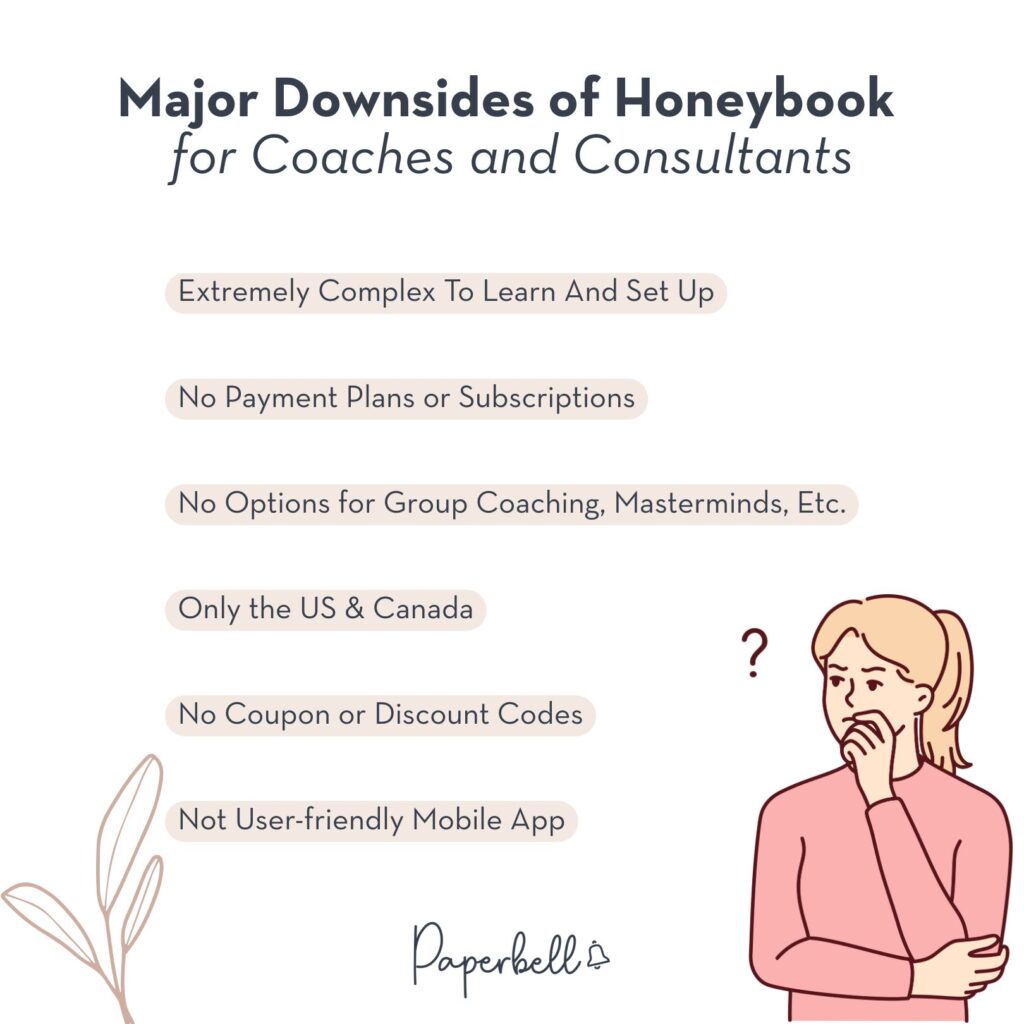 honeybook alternative infographic
