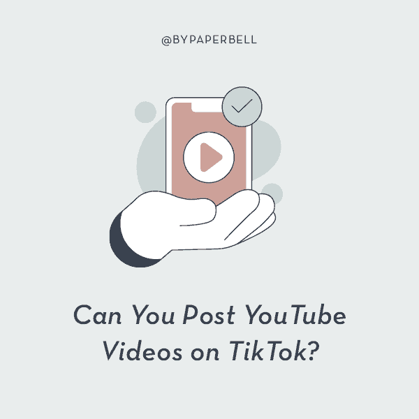 how to post a youtube video on tiktok