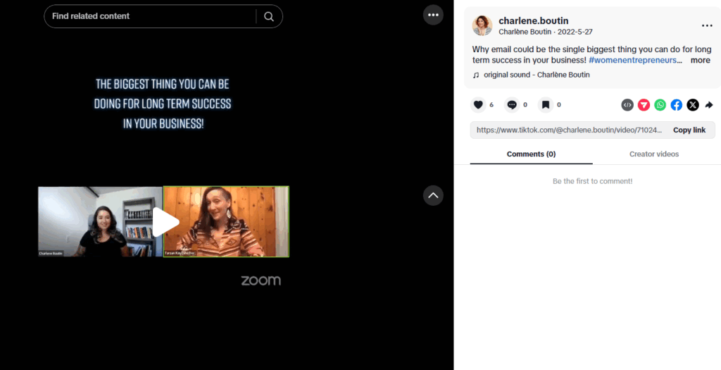 how to post youtube videos on tiktok old video