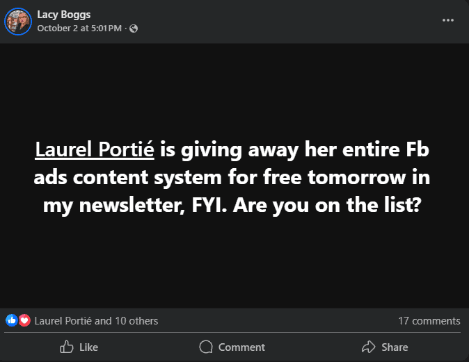how to go viral on facebook lacy