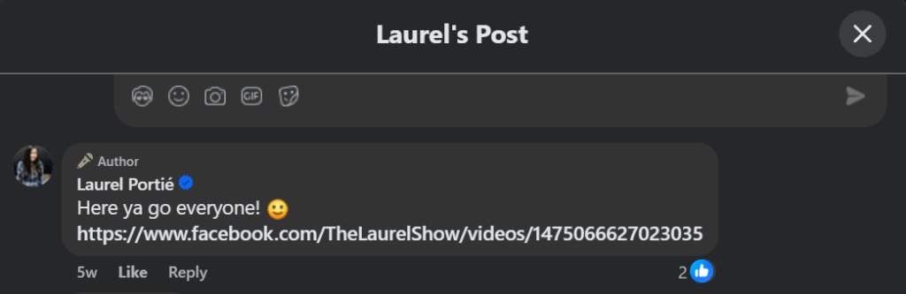 how to go viral on facebook laurel followup