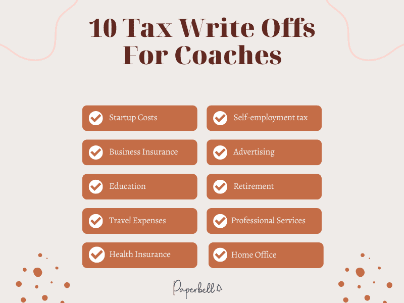 tax deduction cheat sheet infographic
