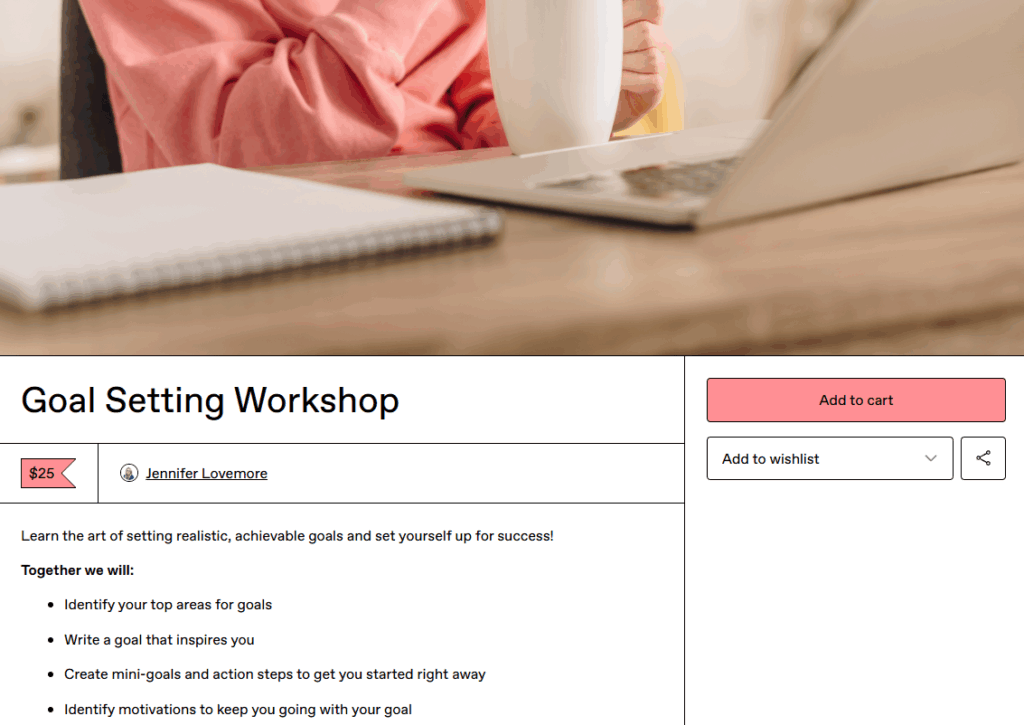 coaching workshop goal setting