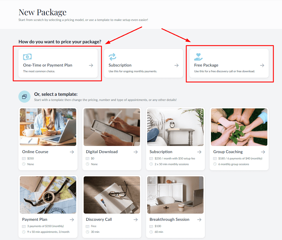 coaching workshop paperbell package