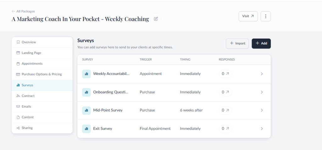 digital marketing coach surveys