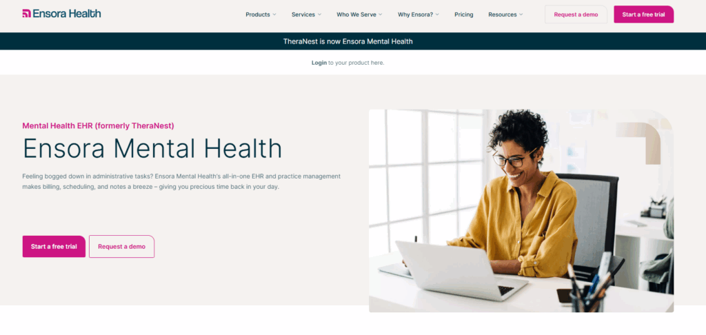 simplepractice alternatives ensora