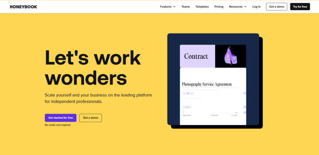 simplepractice alternatives honeybook
