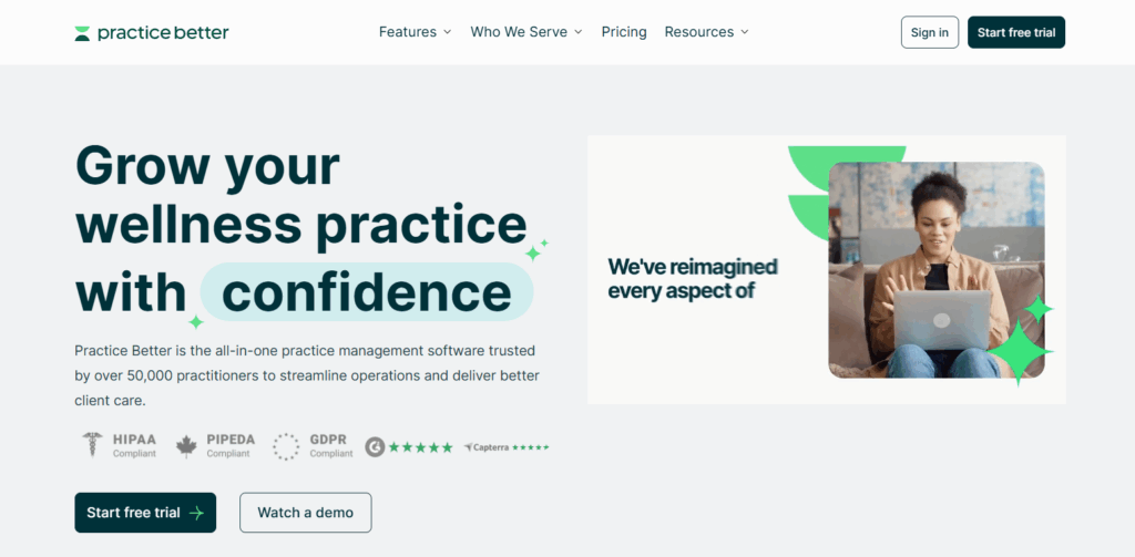 simplepractice alternatives practice better