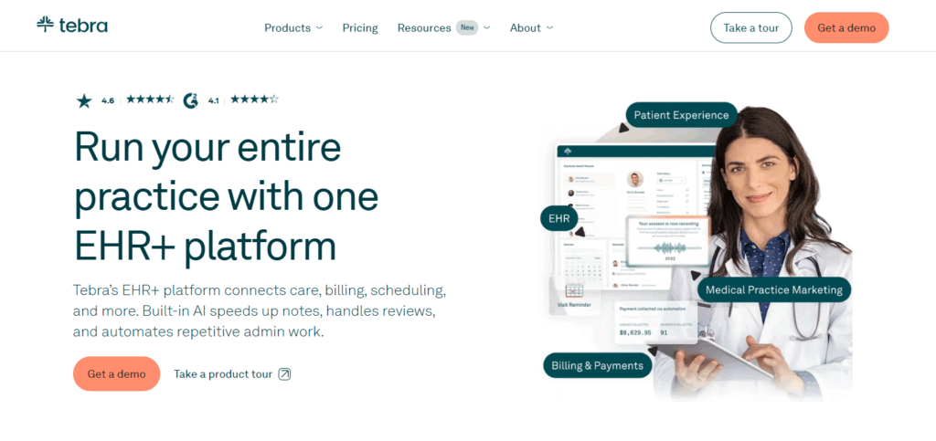 simplepractice alternatives tebra