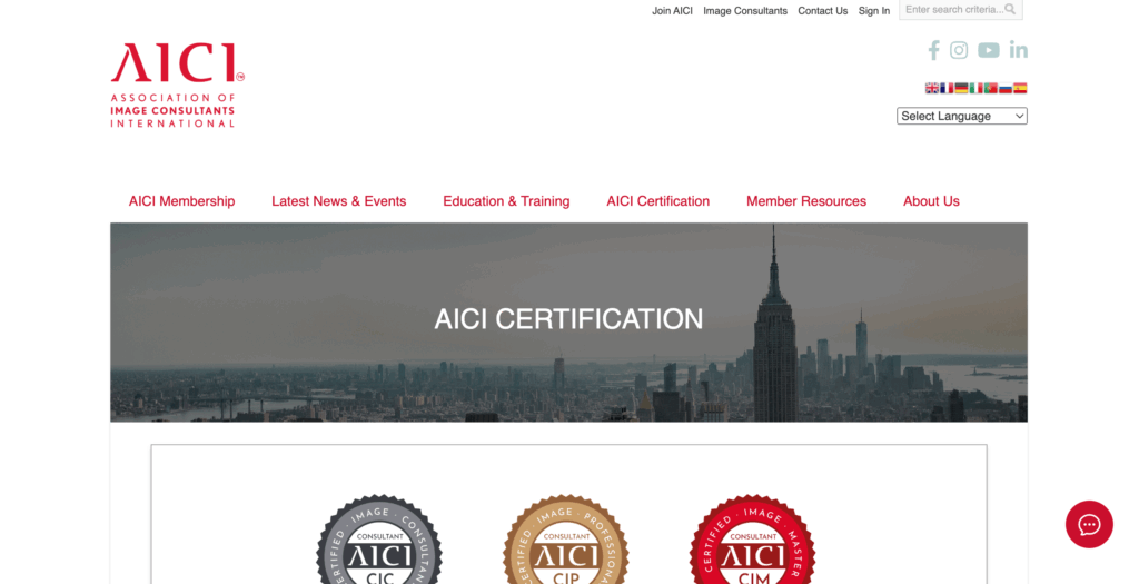 consultant certification AICI