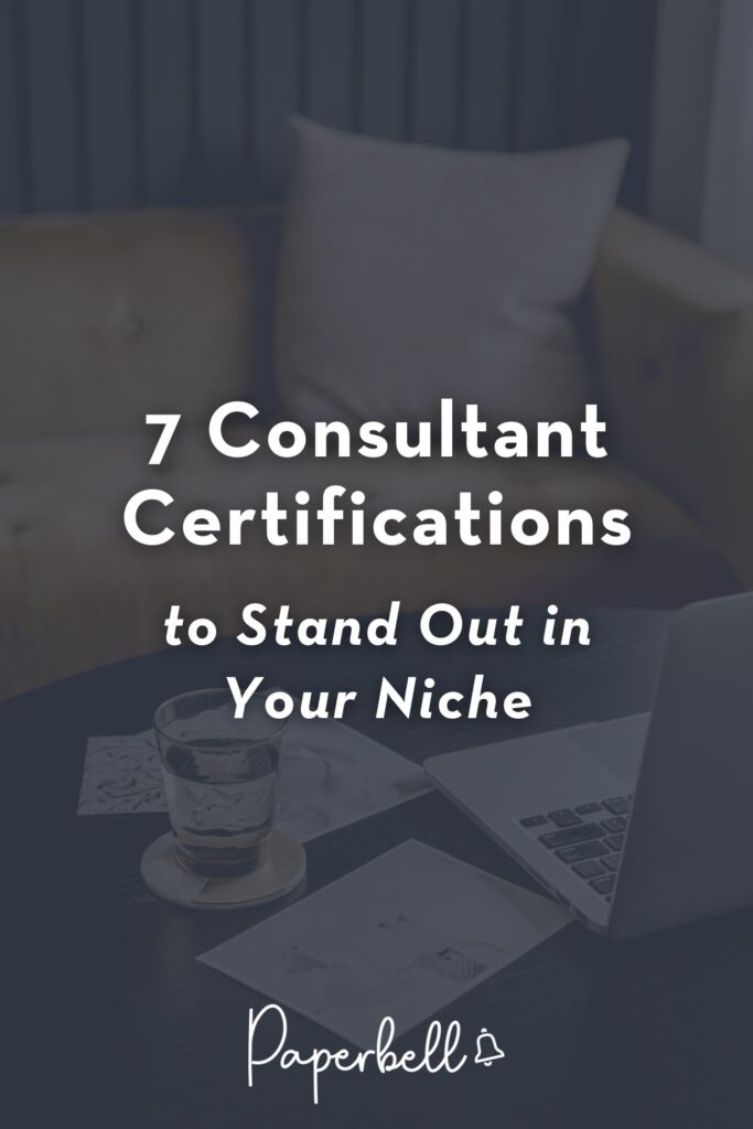 consultant certification pin
