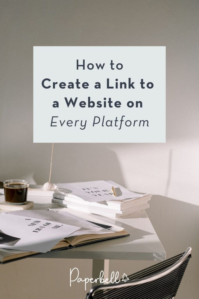 updated how to create a link to a website pin