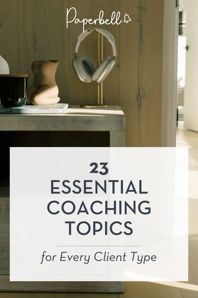 coaching topic pin