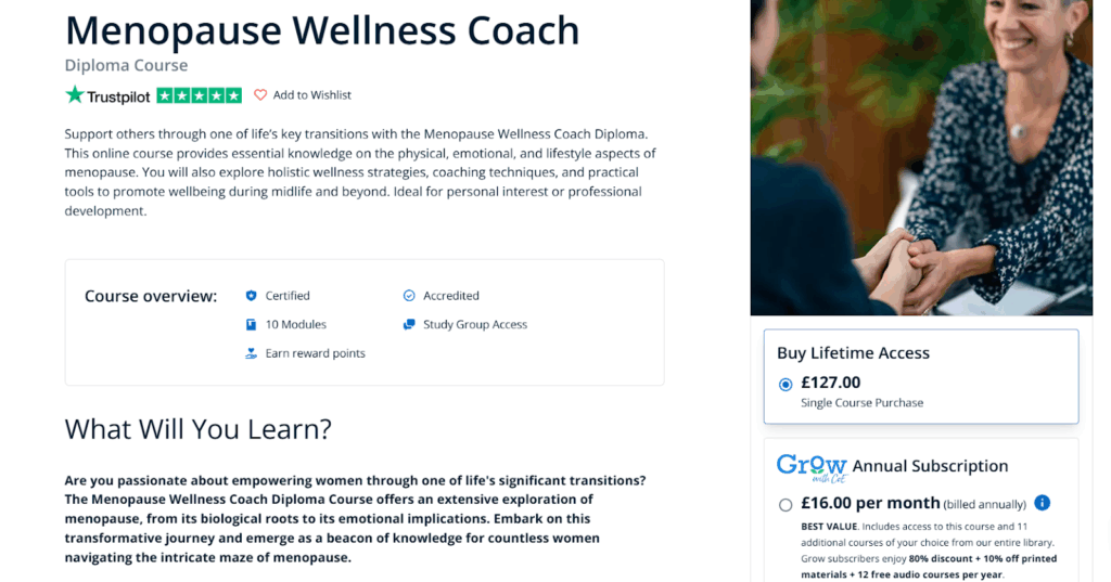Menopause Wellness Coach