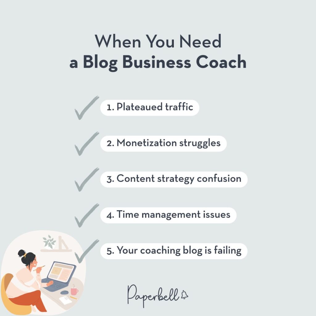 blog business coach infographic