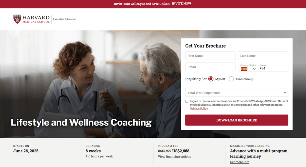 harvard health coach certification harvard