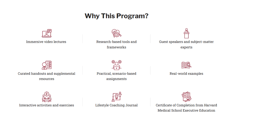 harvard health coach certification why this program