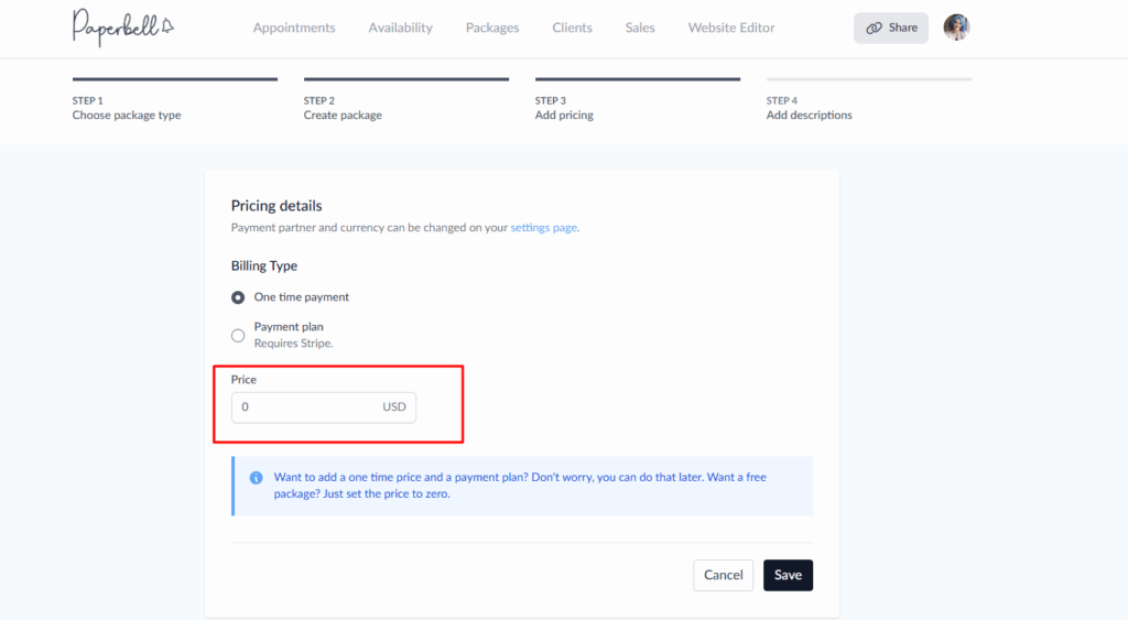 paperbell pricing