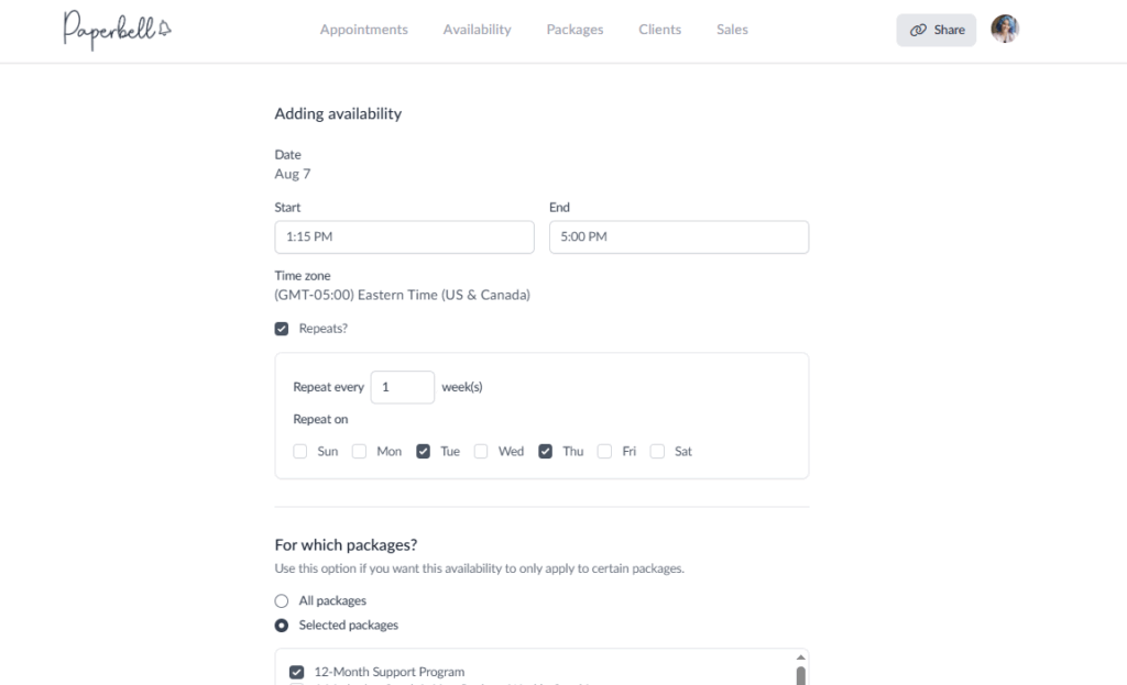 coaching client portal availability