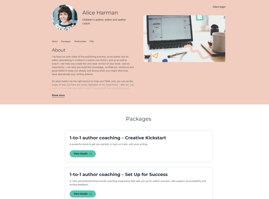 coaching setting alice
