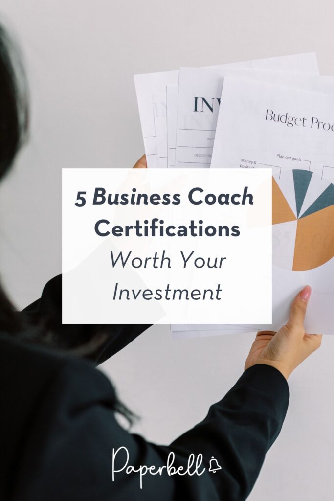 business coaching certification pin
