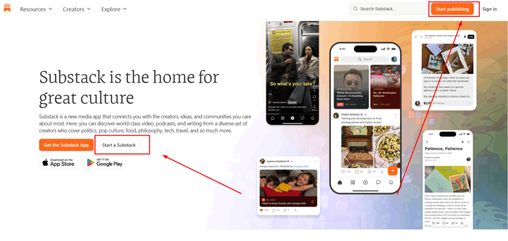 how to use substack for email marketing create an account