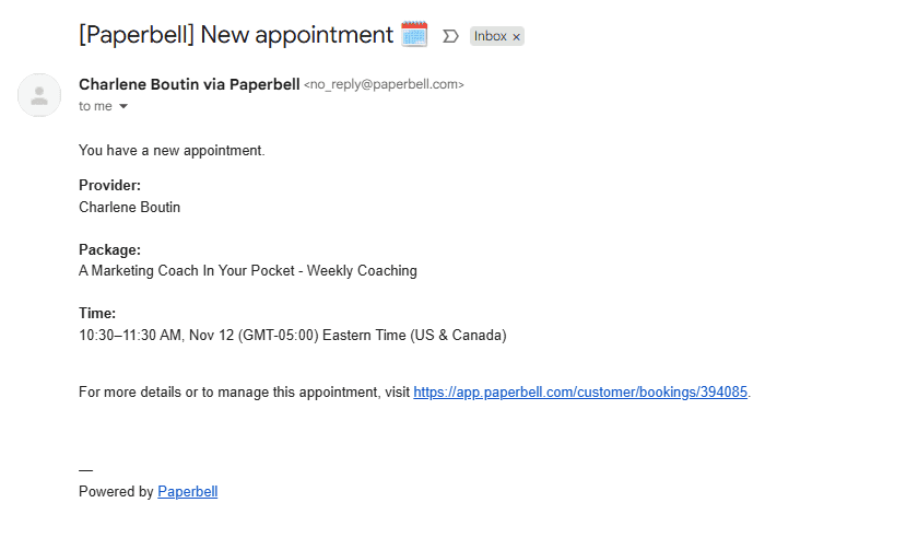 automate emails for coaches confirmation