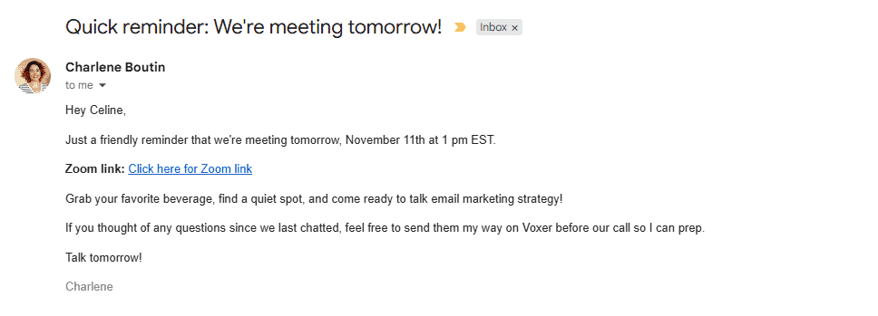 automate emails for coaches reminder