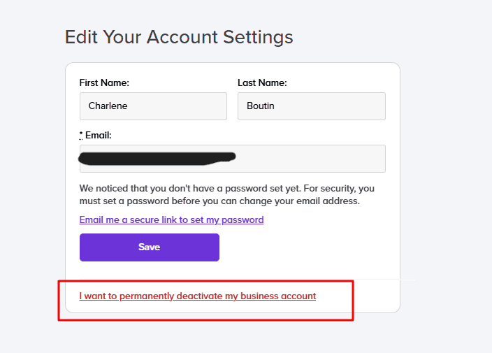 what is alignable delete account 2