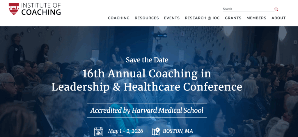 coaching events 2026 institue of coaching