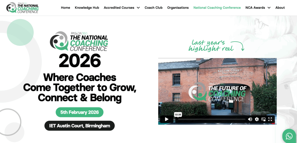 coaching events 2026 national coaching conference