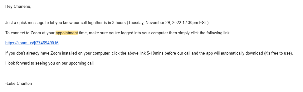 how to deal with no shows luke charlton